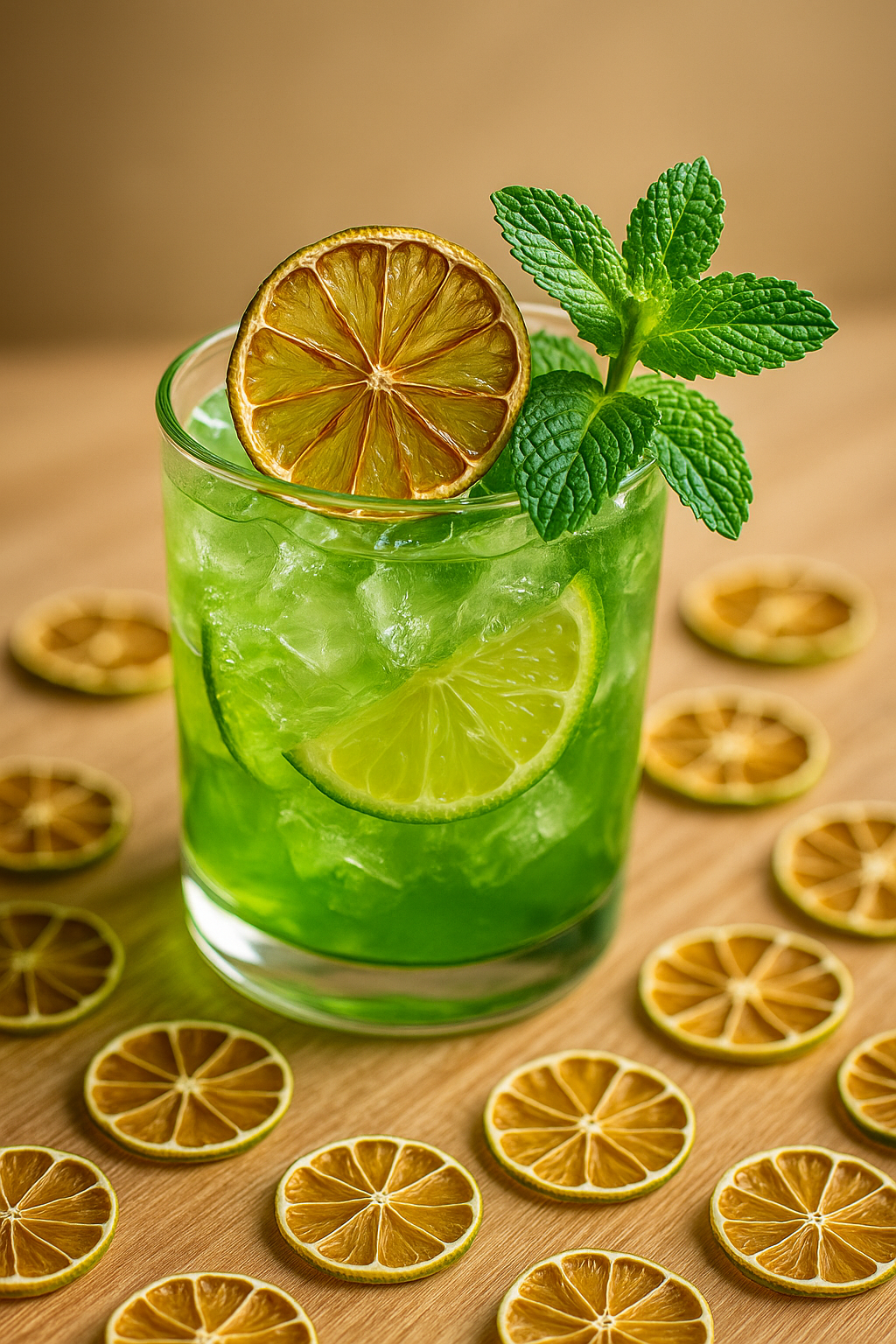 Dried Lime Garnish