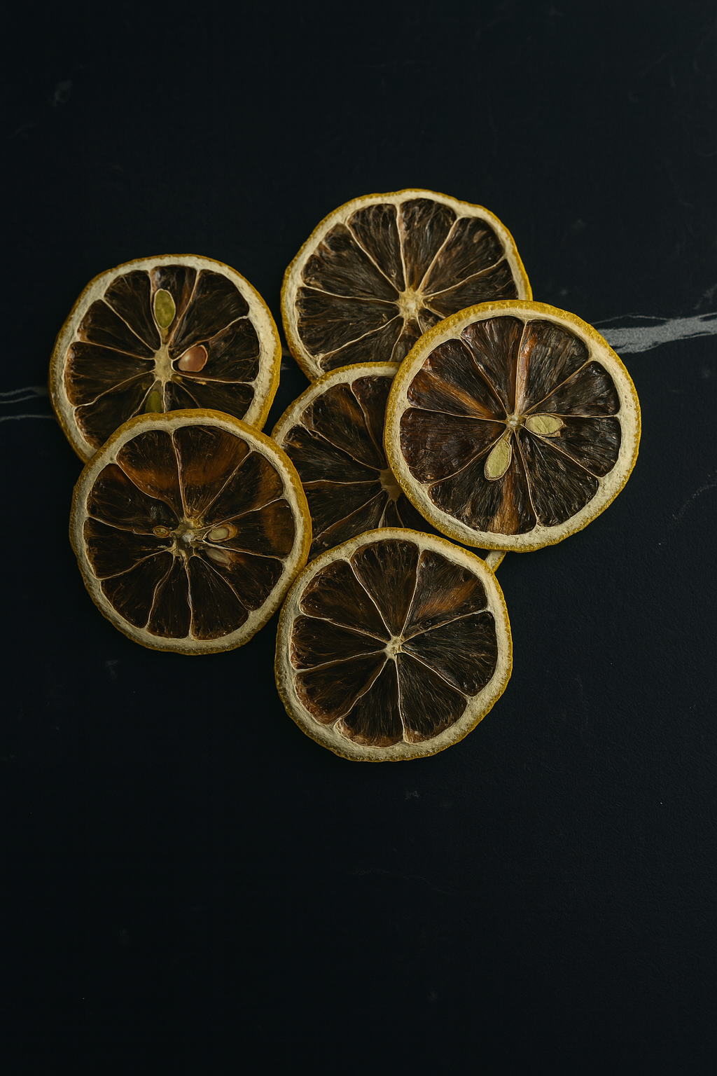 Dried citrus garnish