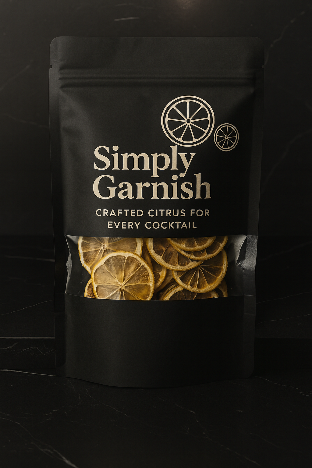 Dried citrus garnish
